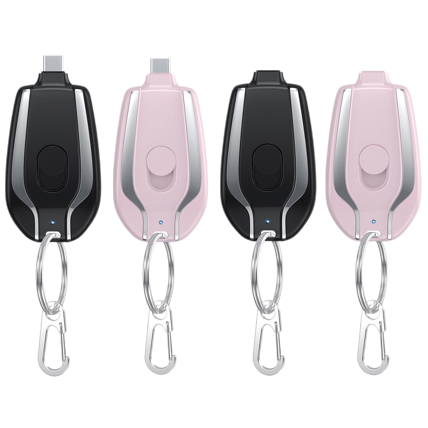 Android Keychain Phone Charger Emergency Power Banks Retractable Plug Power Fast Charging